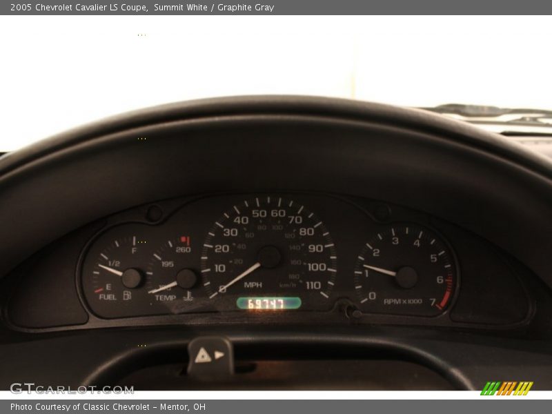  2005 Cavalier LS Coupe LS Coupe Gauges
