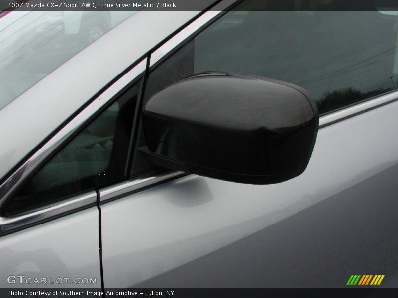 True Silver Metallic / Black 2007 Mazda CX-7 Sport AWD