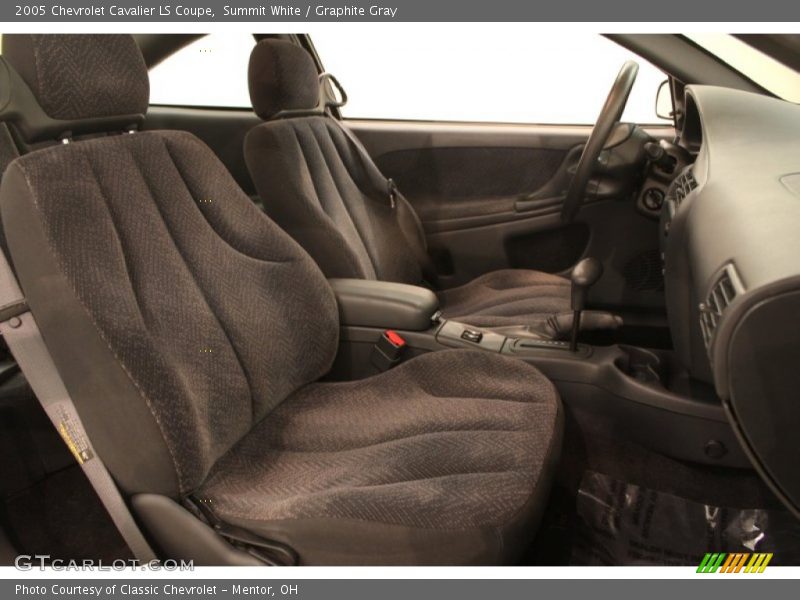  2005 Cavalier LS Coupe Graphite Gray Interior