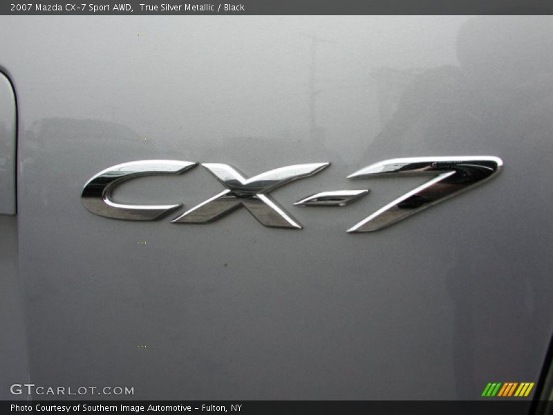 True Silver Metallic / Black 2007 Mazda CX-7 Sport AWD