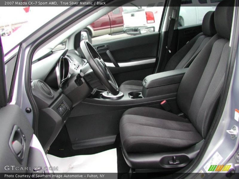 True Silver Metallic / Black 2007 Mazda CX-7 Sport AWD