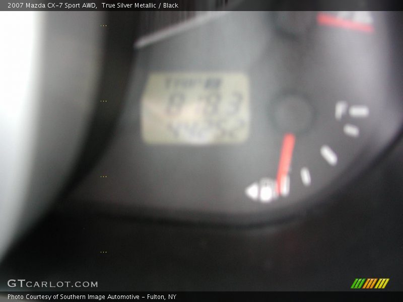 True Silver Metallic / Black 2007 Mazda CX-7 Sport AWD