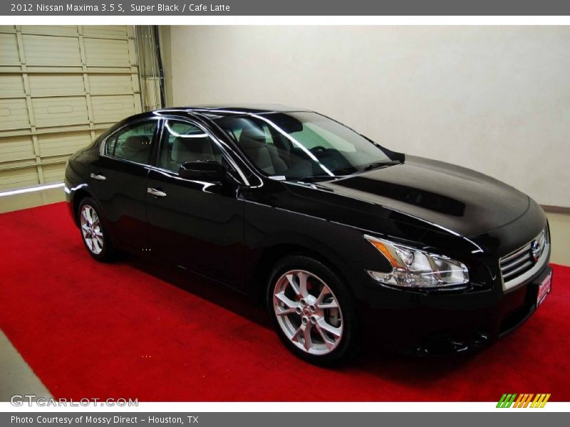 Super Black / Cafe Latte 2012 Nissan Maxima 3.5 S