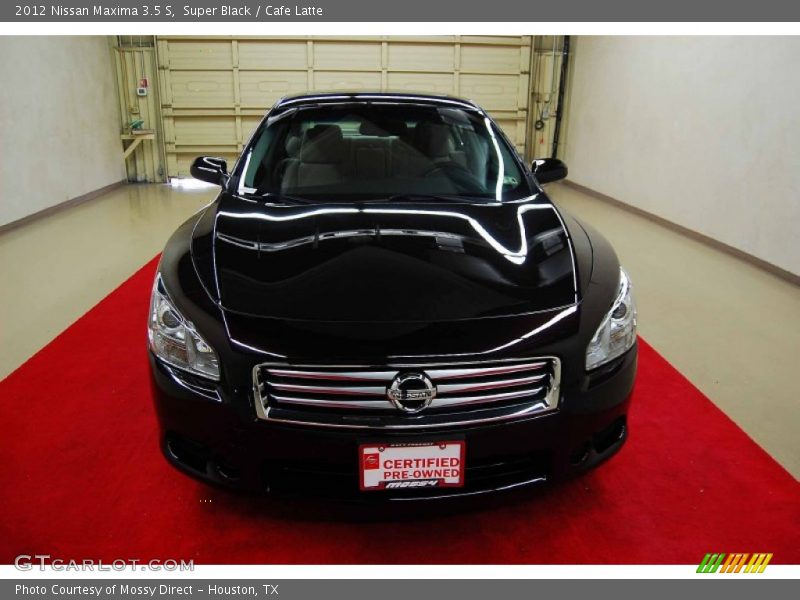 Super Black / Cafe Latte 2012 Nissan Maxima 3.5 S