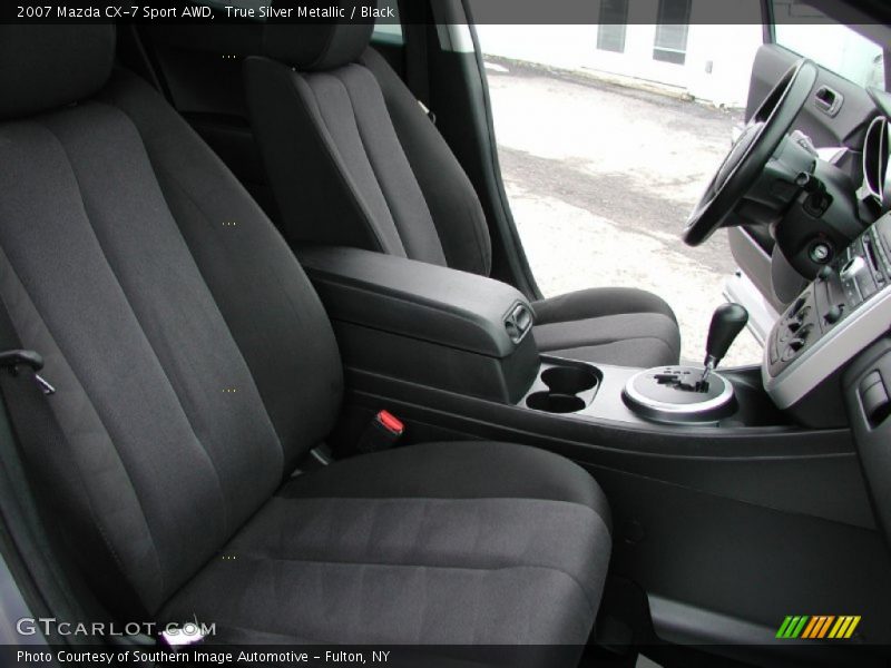 True Silver Metallic / Black 2007 Mazda CX-7 Sport AWD