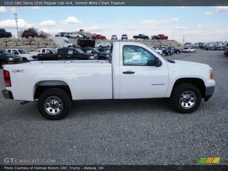 Summit White / Dark Titanium 2012 GMC Sierra 1500 Regular Cab 4x4