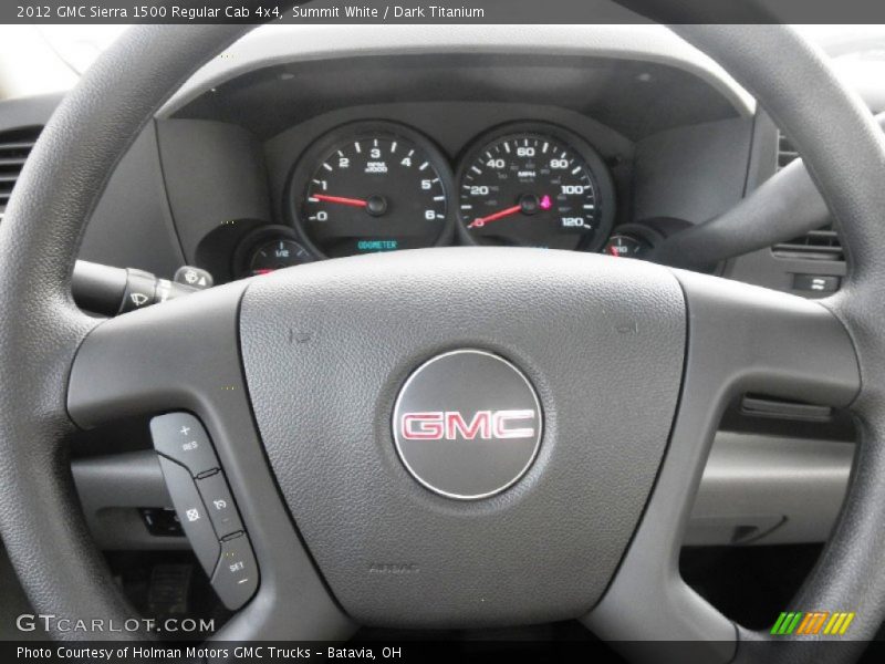 Summit White / Dark Titanium 2012 GMC Sierra 1500 Regular Cab 4x4