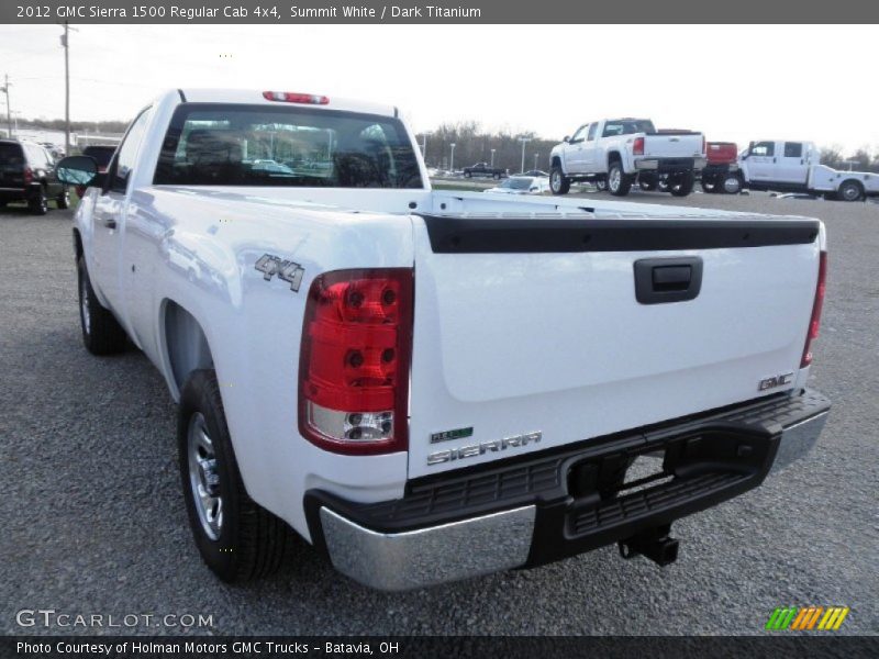 Summit White / Dark Titanium 2012 GMC Sierra 1500 Regular Cab 4x4