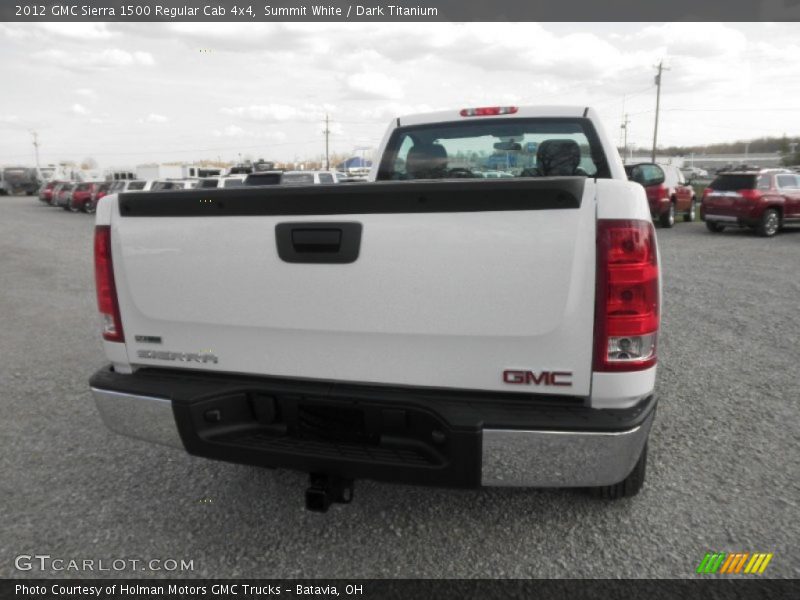 Summit White / Dark Titanium 2012 GMC Sierra 1500 Regular Cab 4x4