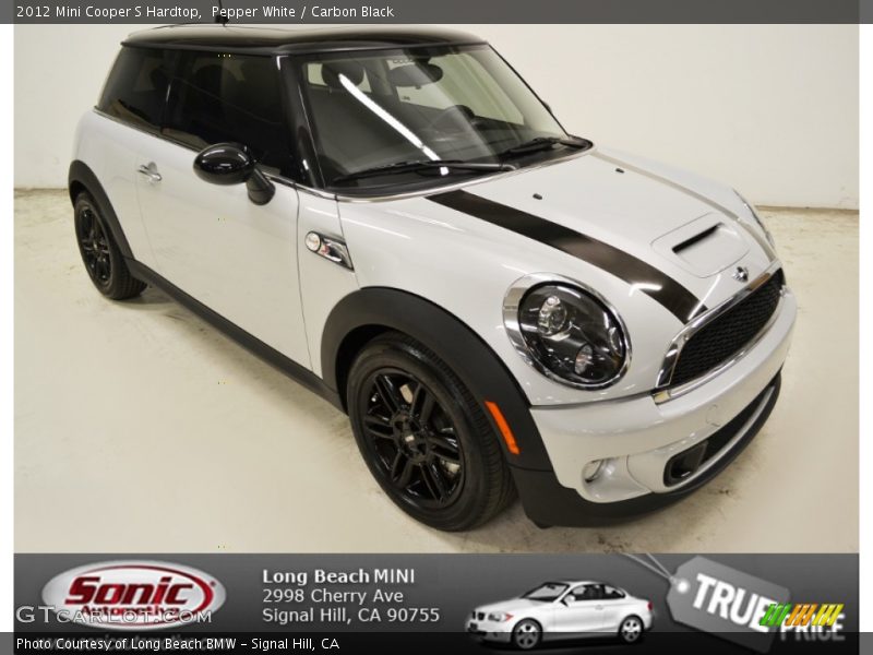 Pepper White / Carbon Black 2012 Mini Cooper S Hardtop