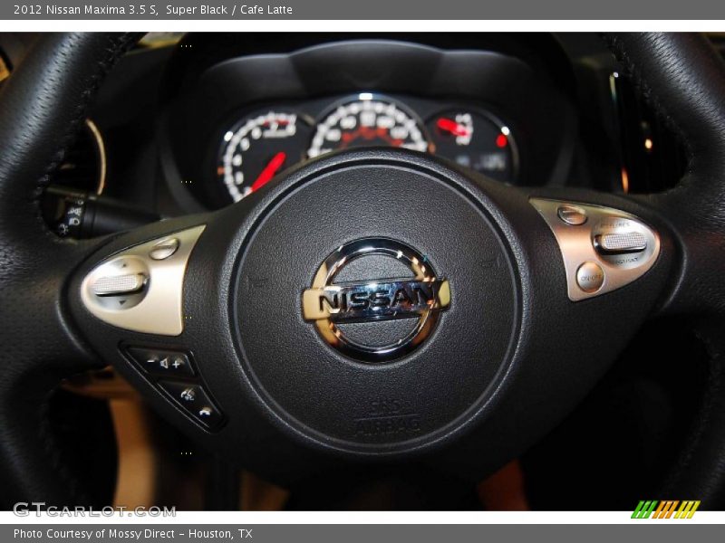 Super Black / Cafe Latte 2012 Nissan Maxima 3.5 S