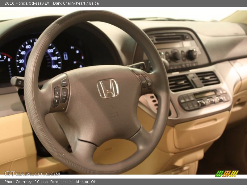 Dashboard of 2010 Odyssey EX