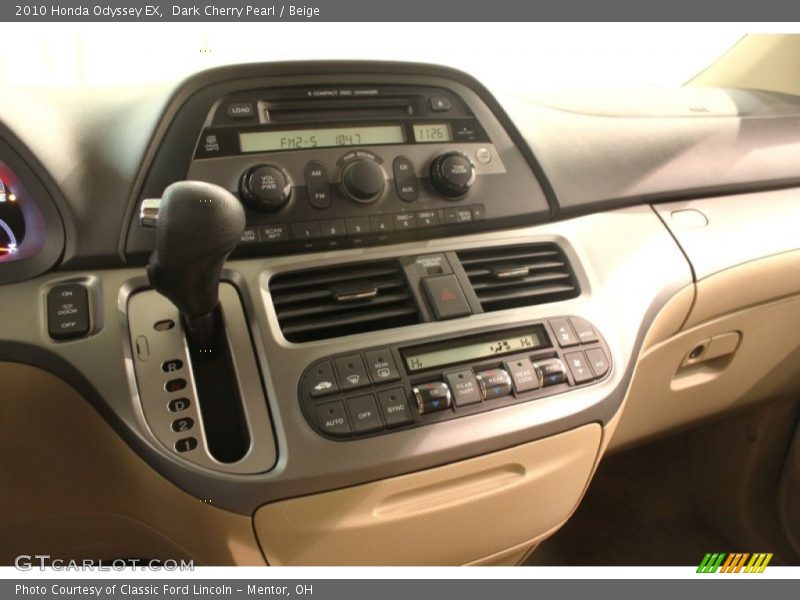 Controls of 2010 Odyssey EX