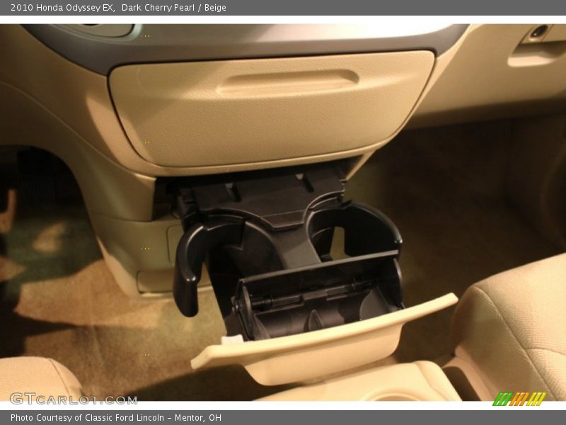 Dark Cherry Pearl / Beige 2010 Honda Odyssey EX