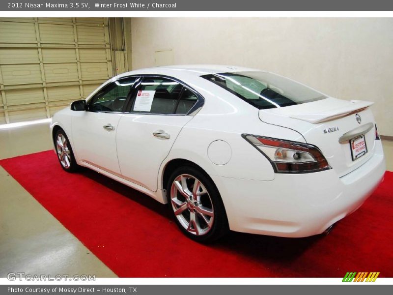Winter Frost White / Charcoal 2012 Nissan Maxima 3.5 SV