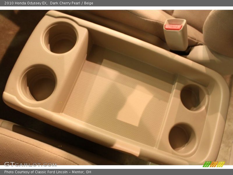 Dark Cherry Pearl / Beige 2010 Honda Odyssey EX
