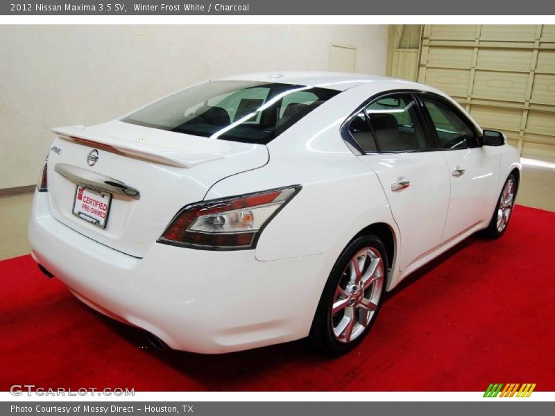 Winter Frost White / Charcoal 2012 Nissan Maxima 3.5 SV