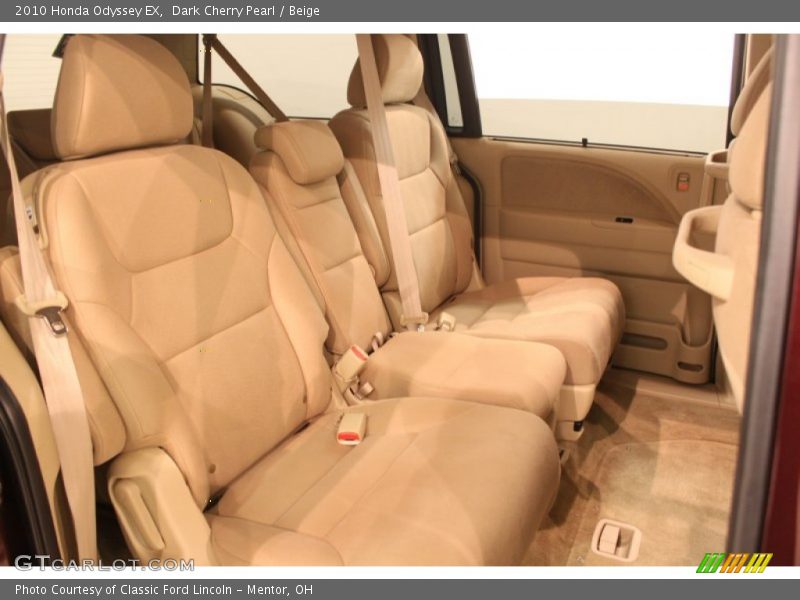 Rear Seat of 2010 Odyssey EX