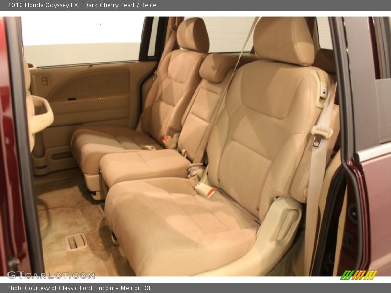 Rear Seat of 2010 Odyssey EX