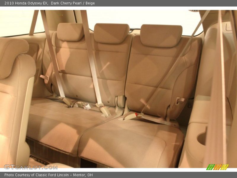 Rear Seat of 2010 Odyssey EX