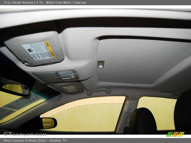 Winter Frost White / Charcoal 2012 Nissan Maxima 3.5 SV