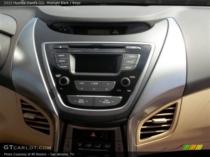 Midnight Black / Beige 2013 Hyundai Elantra GLS