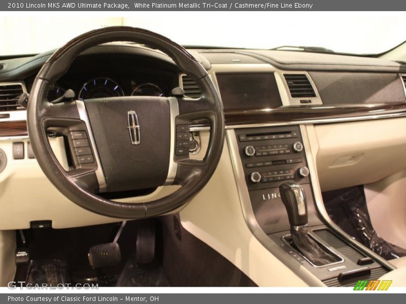 Dashboard of 2010 MKS AWD Ultimate Package