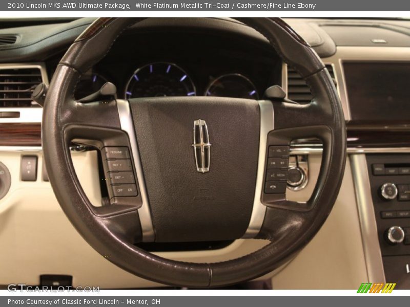  2010 MKS AWD Ultimate Package Steering Wheel