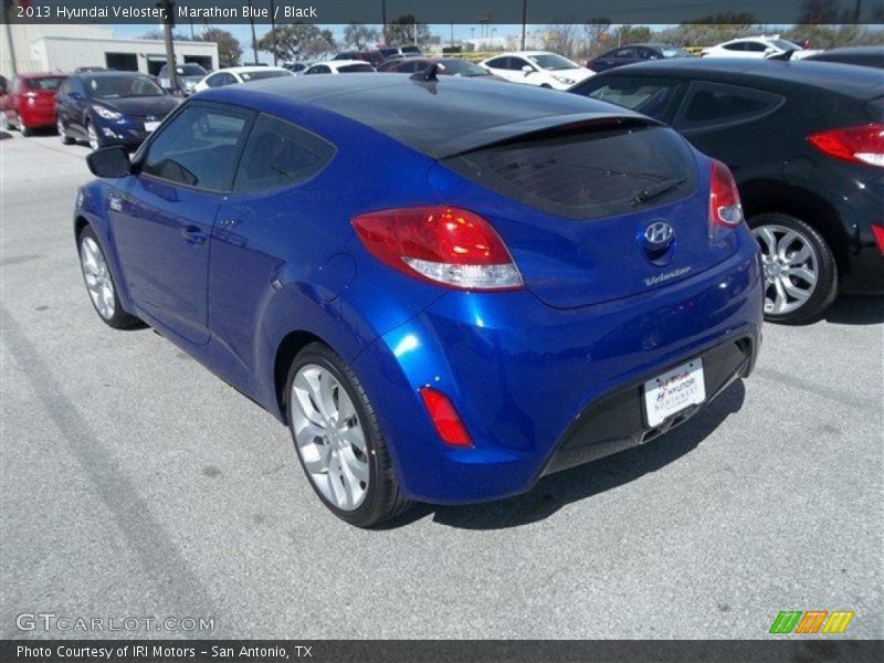 Marathon Blue / Black 2013 Hyundai Veloster