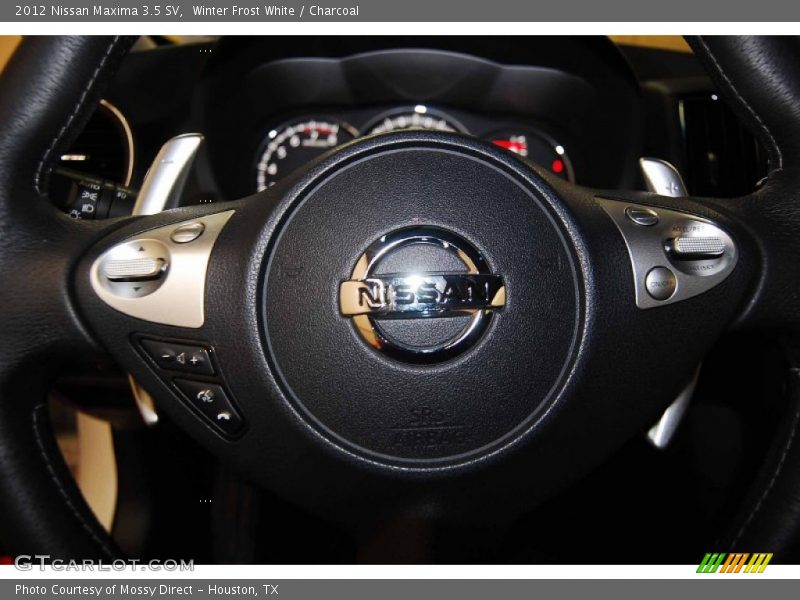 Winter Frost White / Charcoal 2012 Nissan Maxima 3.5 SV