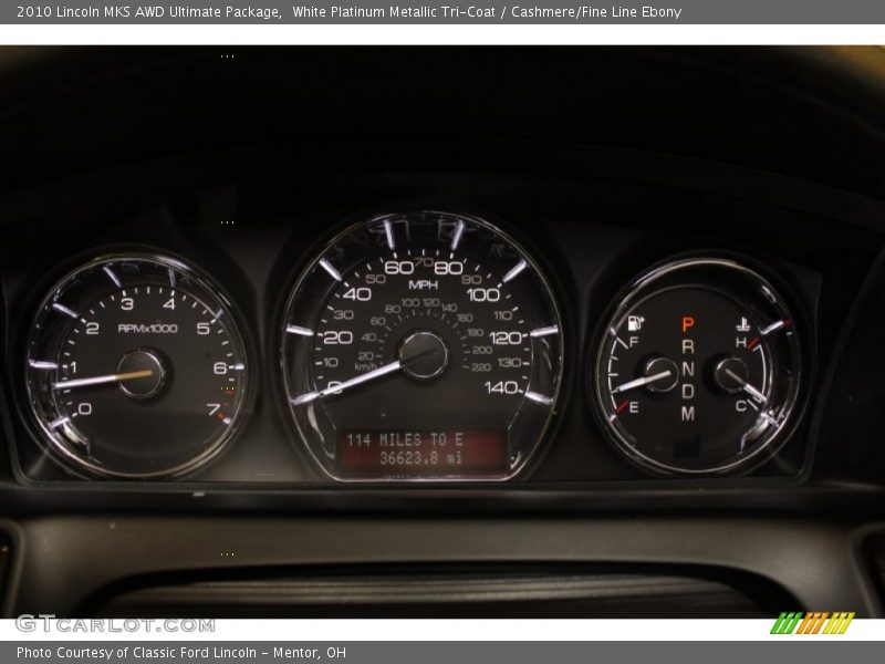  2010 MKS AWD Ultimate Package AWD Ultimate Package Gauges