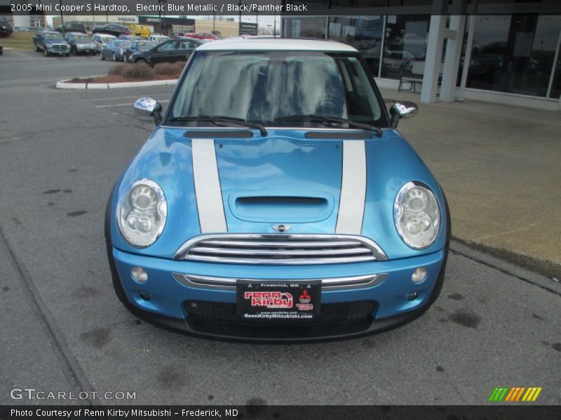 Electric Blue Metallic / Black/Panther Black 2005 Mini Cooper S Hardtop