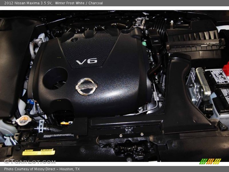 Winter Frost White / Charcoal 2012 Nissan Maxima 3.5 SV