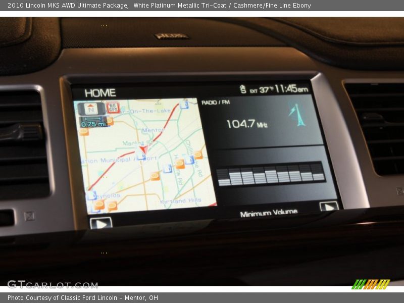 Navigation of 2010 MKS AWD Ultimate Package