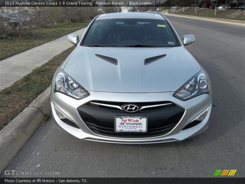 Platinum Metallic / Black Leather 2013 Hyundai Genesis Coupe 3.8 Grand Touring