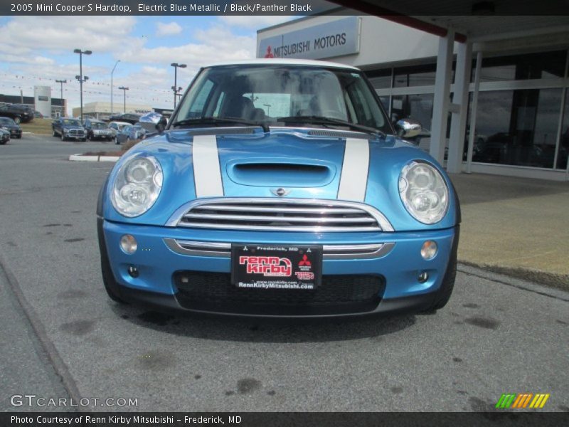 Electric Blue Metallic / Black/Panther Black 2005 Mini Cooper S Hardtop