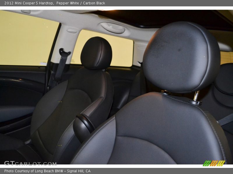 Pepper White / Carbon Black 2012 Mini Cooper S Hardtop