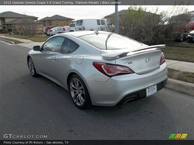 Platinum Metallic / Black Leather 2013 Hyundai Genesis Coupe 3.8 Grand Touring