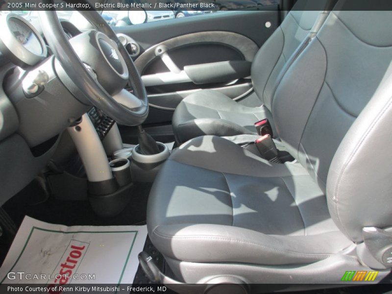 Electric Blue Metallic / Black/Panther Black 2005 Mini Cooper S Hardtop