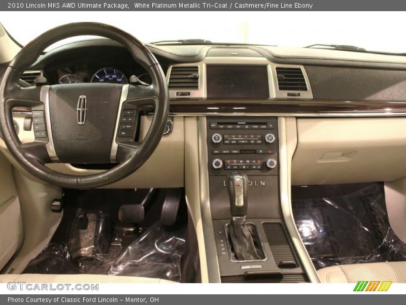 Dashboard of 2010 MKS AWD Ultimate Package