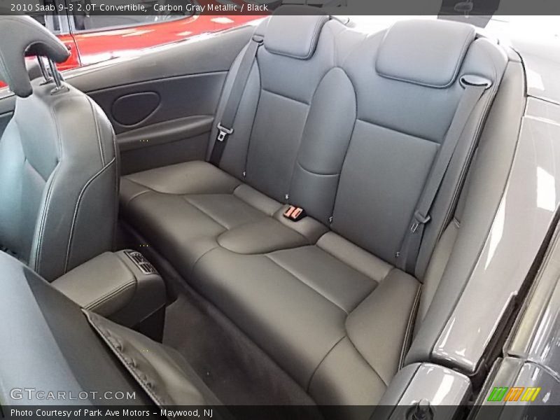 Rear Seat of 2010 9-3 2.0T Convertible
