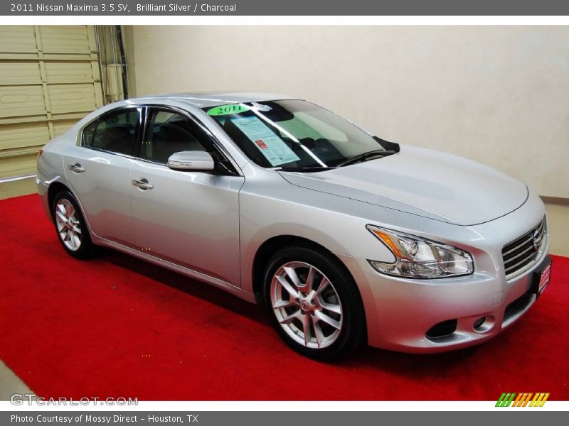 Brilliant Silver / Charcoal 2011 Nissan Maxima 3.5 SV