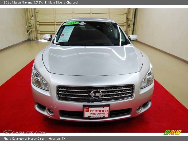 Brilliant Silver / Charcoal 2011 Nissan Maxima 3.5 SV