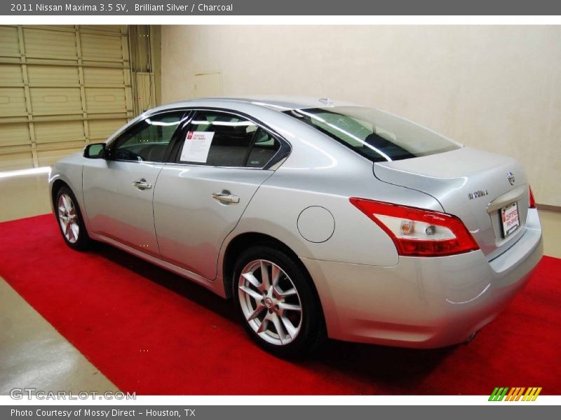 Brilliant Silver / Charcoal 2011 Nissan Maxima 3.5 SV