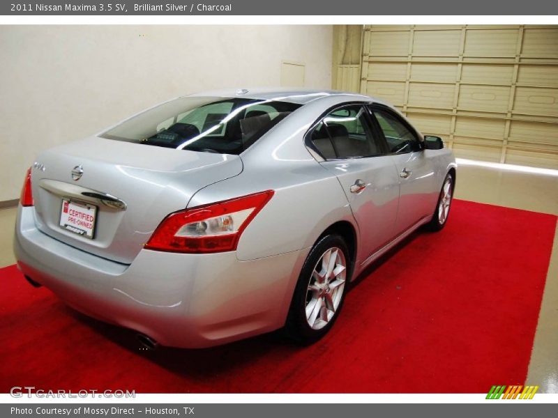 Brilliant Silver / Charcoal 2011 Nissan Maxima 3.5 SV