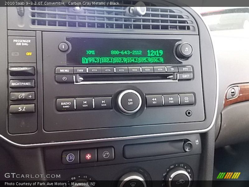 Audio System of 2010 9-3 2.0T Convertible