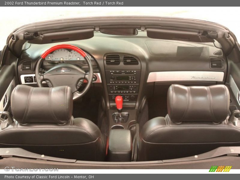  2002 Thunderbird Premium Roadster Torch Red Interior