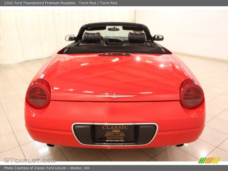 Torch Red / Torch Red 2002 Ford Thunderbird Premium Roadster