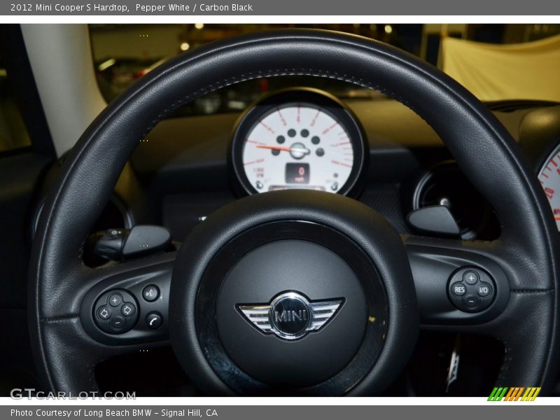 Pepper White / Carbon Black 2012 Mini Cooper S Hardtop