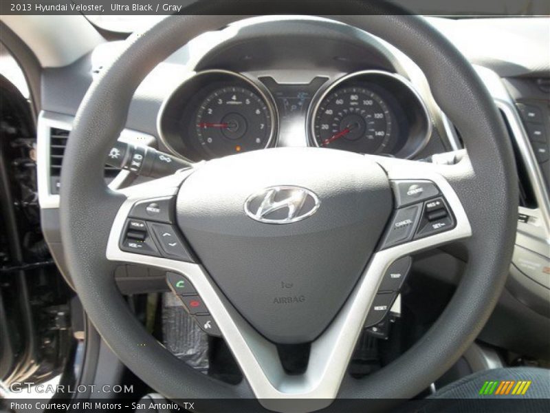 Ultra Black / Gray 2013 Hyundai Veloster